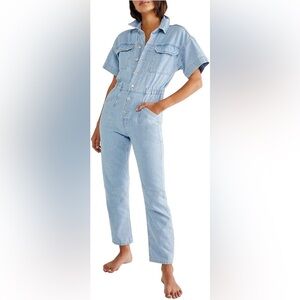 Worn Once! FP Marci Denim Jumpsuit